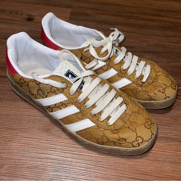 Gucci Brown and Red Sneakers